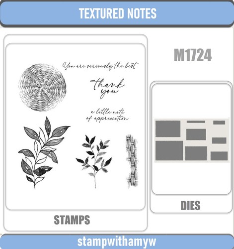 Textured notes cutting dies - textured,