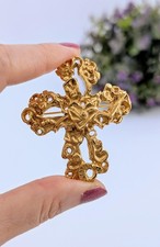 Broche vintage Christian