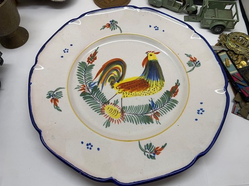 Ancienne assiette faience - ancienne, de
