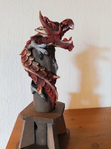 Porte encens dragon sculpture - encens,