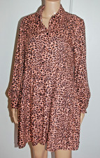 Robe manches longues imprimé léopard TBE marque Stradivarius taille L/40