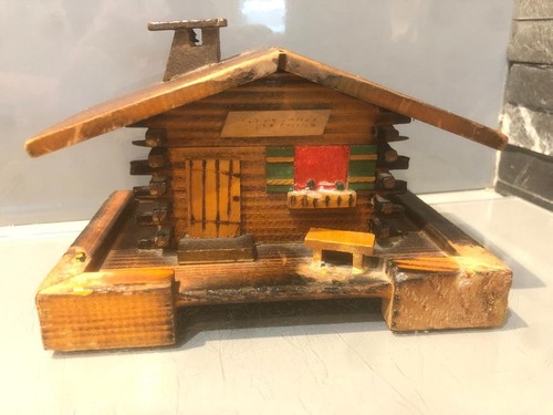 Boîte bois coffre chalet - bois,