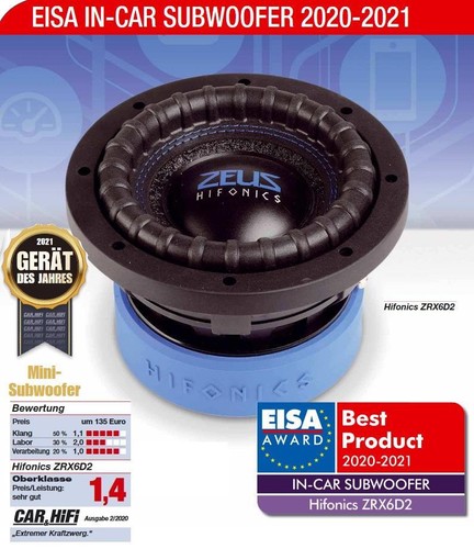 Hifonics zrx 6d2 cm - hifonics,