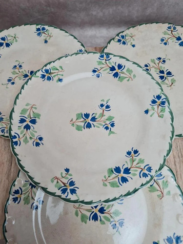 Lot assiettes à dessert - assiettes,