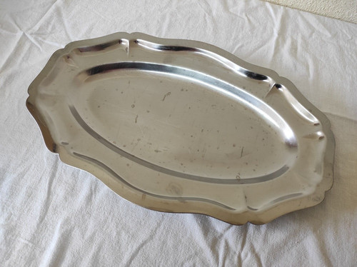 Plat service ovale - de, en