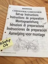 Honda CBR900RR CBR929RR CBR900 CBR929 RR instruction preparation setup manuel 01