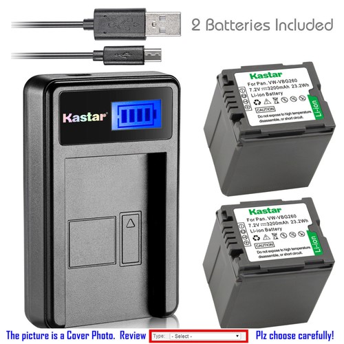 Kastar battery lcd charger - kastar,