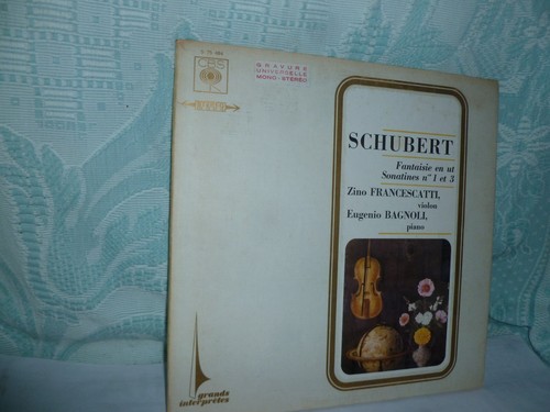 Schubert fantaisie - schubert, en