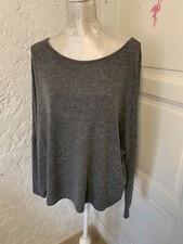 Pull fin gris taille 40/42 shein coupe large peu porté état excellent