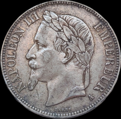 Second empire francs 1868 - empire, a