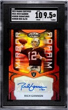Rich Gannon Oakland Raiders NFL 2023 Mirror Signatures Red /35 SGC 10/9.5 POP 1
