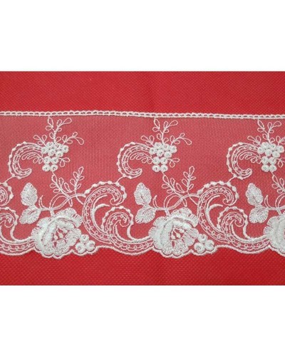 Dentelle tulle ruban haut - tulle,