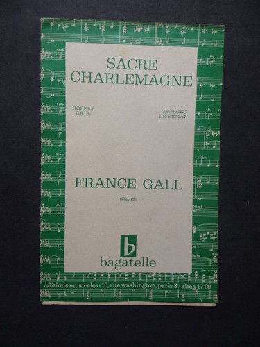 Partition sacré charlemagne - partition,
