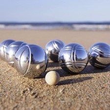 BOULES SET OF SIX 73MM METAL