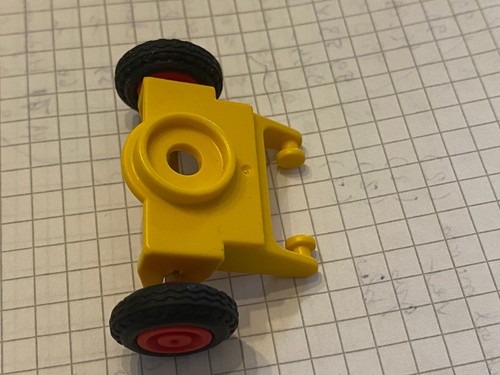 Playmobil accroche wagon jaune - wagon,