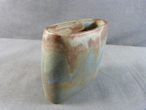 Petit vase plat grès - petit,