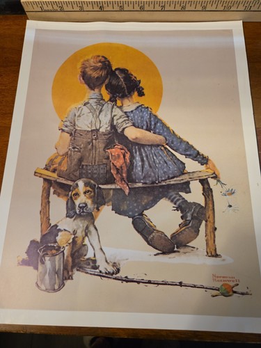 Vintage norman rockwell - norman, poster