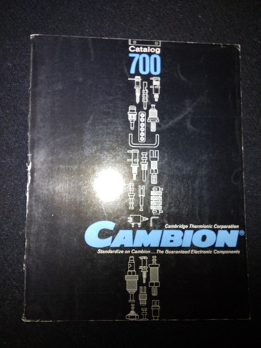 Vintage cambion 1963 - vintage, catalog