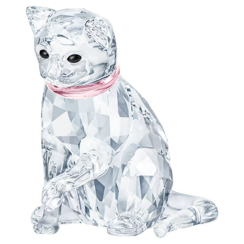 Swarovski crystal figurine cat - swarovski,