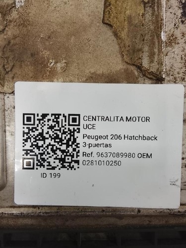 0281010250 boîtier moteur uce