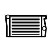 Radiateur d'eau ailettes