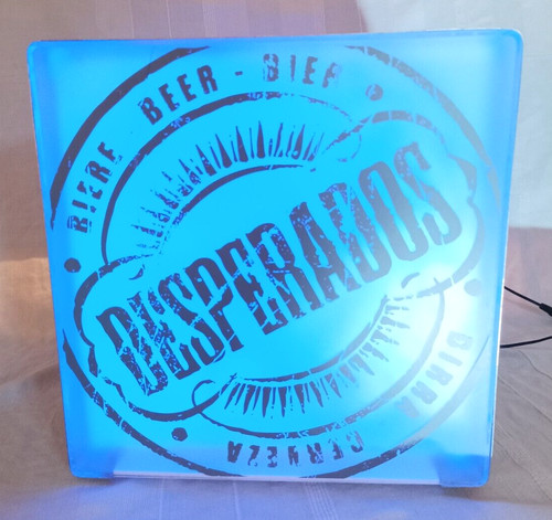 Enseigne cube bière