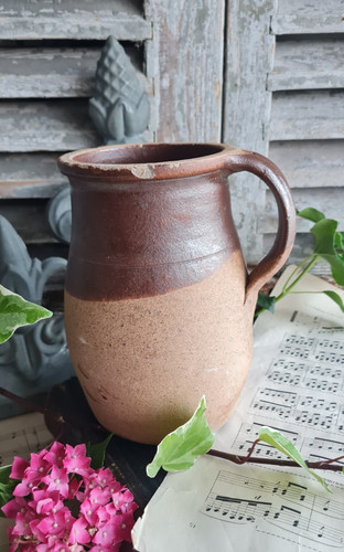 Ancienne cruche pot faisselle - cruche,