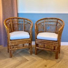 Paire de fauteuils vintage en