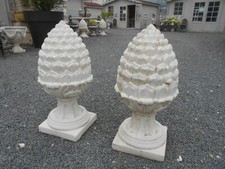 PAIRE DE PIGNES DE PIN EN