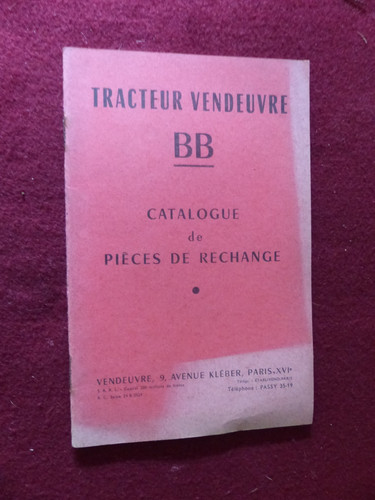 Catalogue pièces de - catalogue,