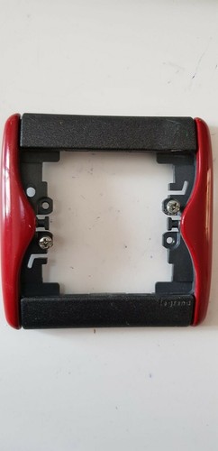 Plaque simple laque rouge - simple,