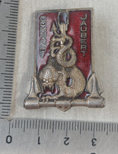 Ancienne insigne émaillée, Marine Commando Jaubert, Drago