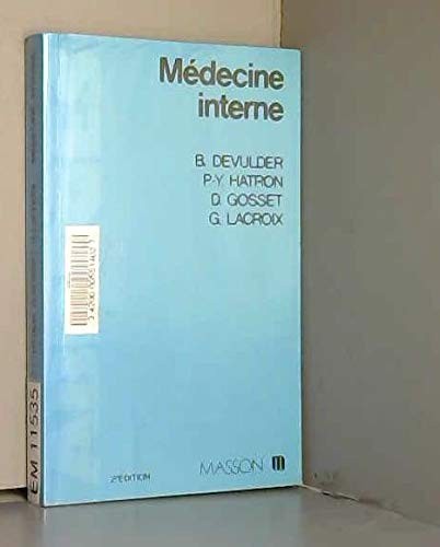 Médecine interne devulder - -,