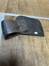 hache mineur outil ancien Boiseur fer forgée axe old tool Mine Carrier   (n.238)