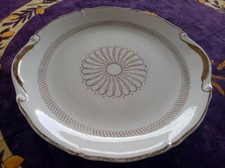 Plat de Service Rond Plat Céranord St Amand Semi Vitrifié Modèle Rosace 29,5cm