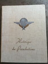 HISTORIQUE DU PARACHUTISME