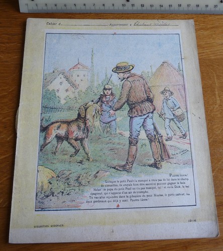 Ancien protège cahier - ancien, protège-cahier