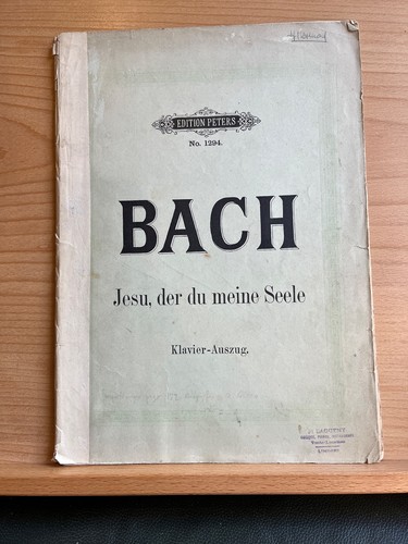 Bach cantate jesu der - cantate, du