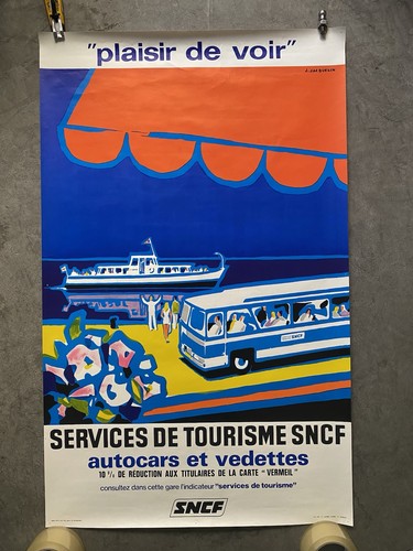 Affiche sncf autocars - affiche,