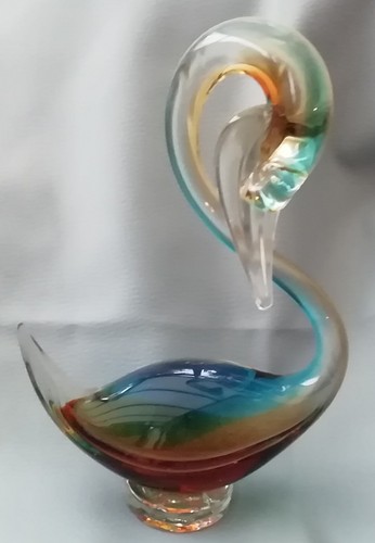 Canard oiseau verre murano - oiseau,