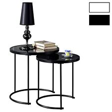 Lot de 2 tables d'appoint