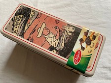 Boite de biscuits DELACRE métal TINTIN Le petit vingtième L’oreille cassée 2015