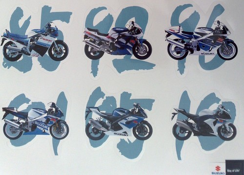 Lot autocollants gsxr - de,
