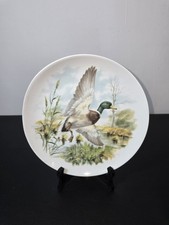 Assiette décorative Limoges PF canard colvert – porcelaine française