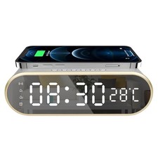 Réveil avec chargeur sans fil