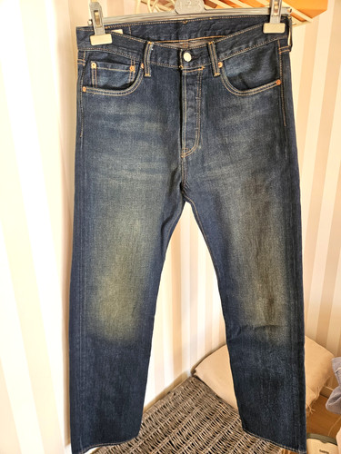 Jean 501 droit bleu brut