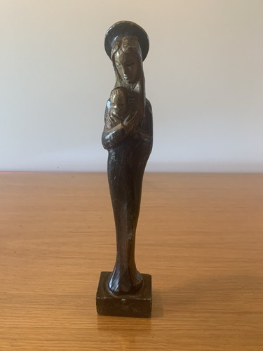 Statuette bois sculpté - en,