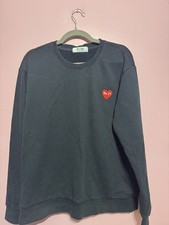 Sweat-shirt noir COMME des GARÇONS PLAY (taille L)