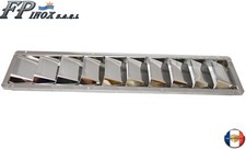 Grille d'aération 10 volets ( Moteur ) 528mmx112mm inox 316 - A4
