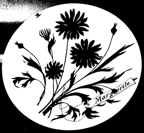 Assiette décorée par
